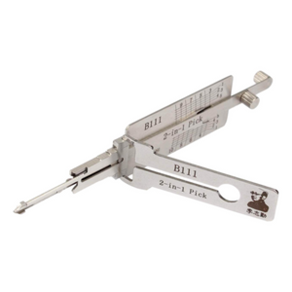 Original Lishi GM B111 Z-Keyway 2-In-1 Pick and Decoder